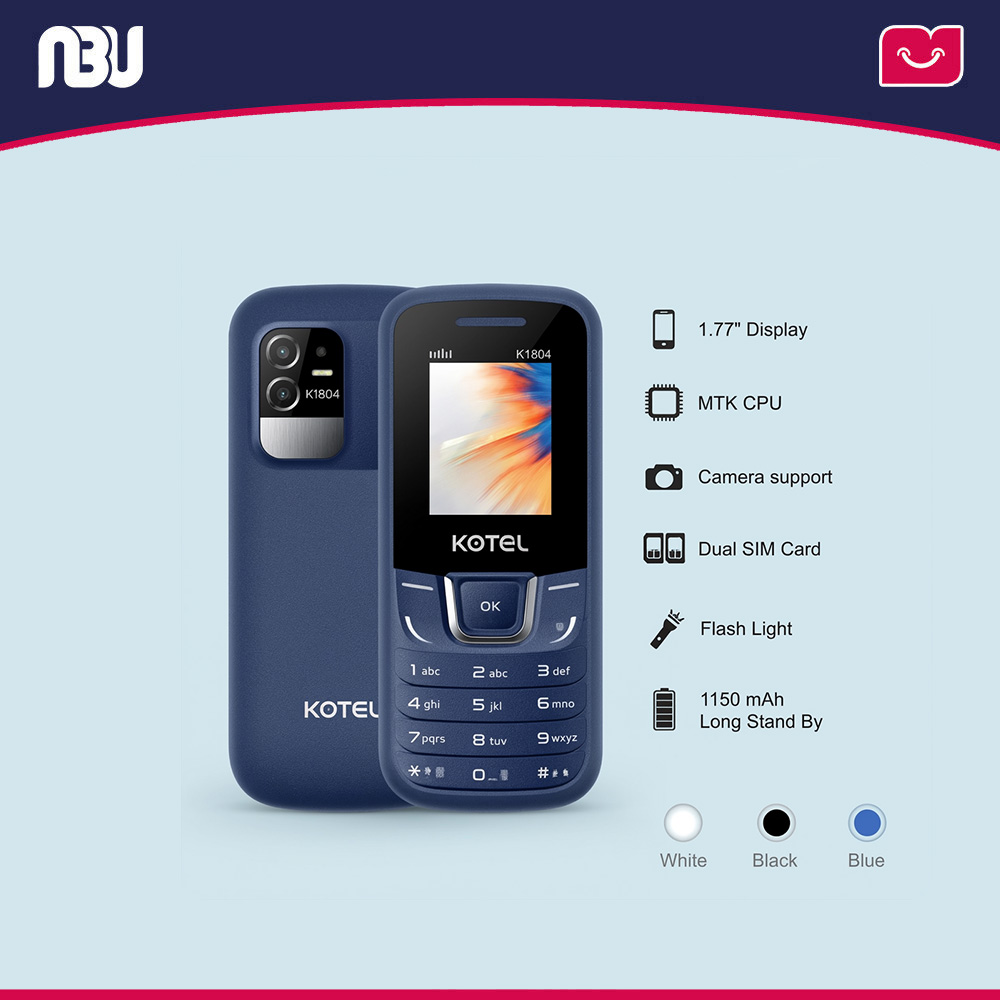 گوشی موبایل دو سیم کارت کاجیتل مدل K1804