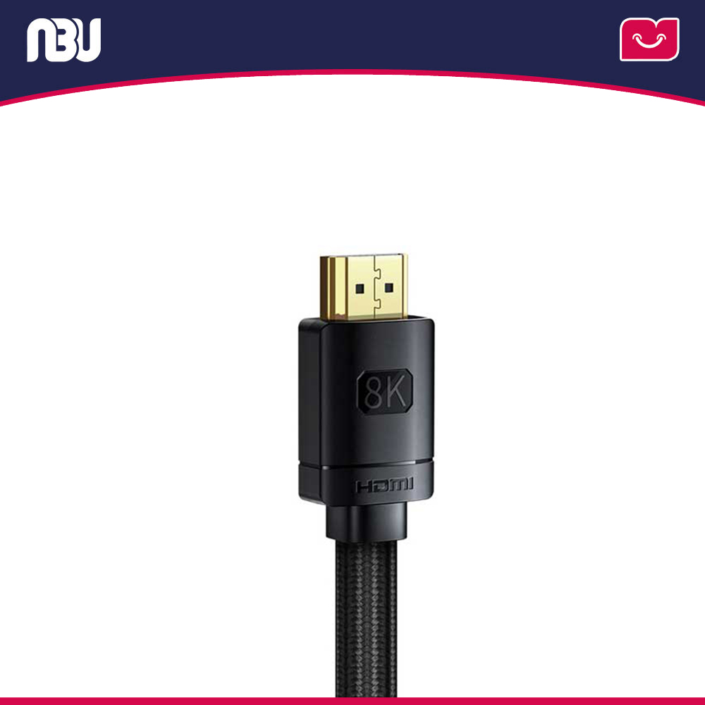 کابل HDMI طول 1 متر 8k  بیسوس مدل High Definition کد CAKGQ-J01 شناسه204157
