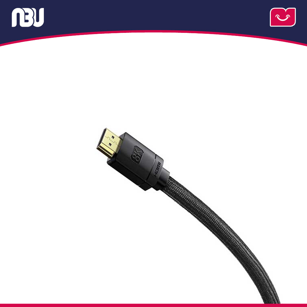 کابل HDMI طول 1 متر 8k  بیسوس مدل High Definition کد CAKGQ-J01 شناسه204157