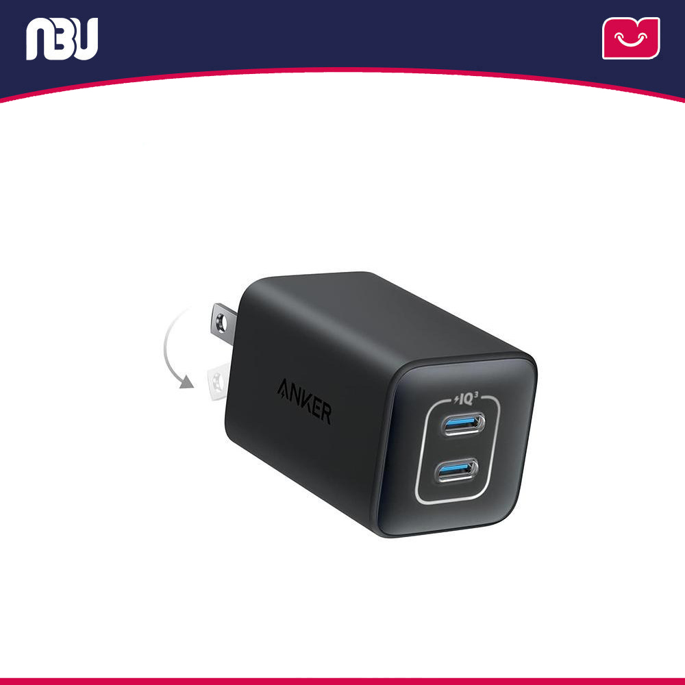 شارژر دیواری نانو 47 وات (20وات +27 وات) دو پورت انکر مدل A2039
