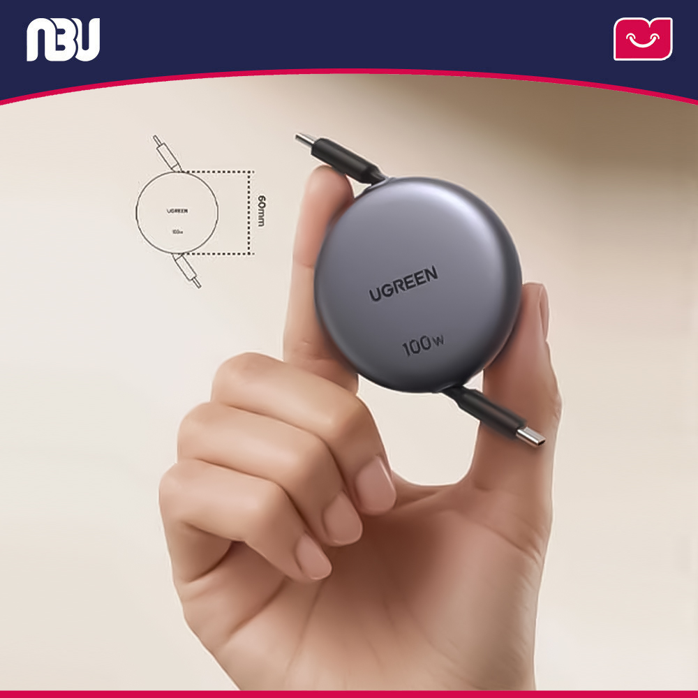 کابل شارژ100 وات USB-C طول 1 متر یوگرین مدل L531 