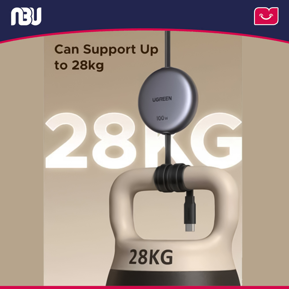 کابل شارژ100 وات USB-C طول 1 متر یوگرین مدل L531 