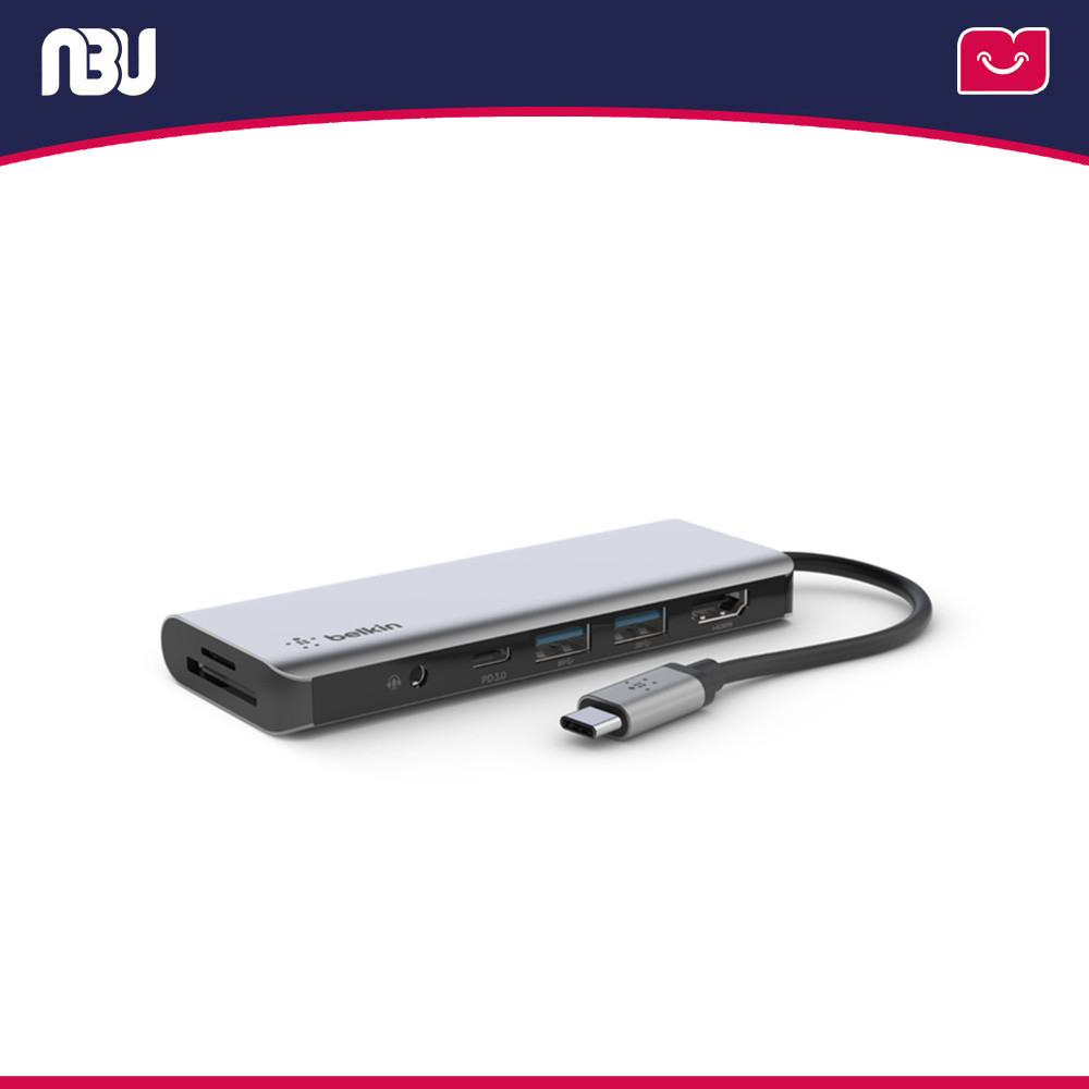 مبدل چند پورت USB-C یک به هفت بلکین مدل AVC009bt