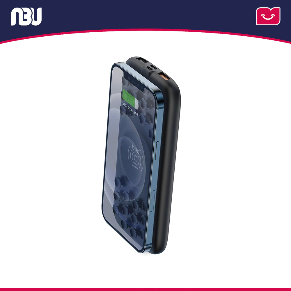 پاوربانک 10000 میلی آمپر 20 وات بودی مدل Budi PB099B