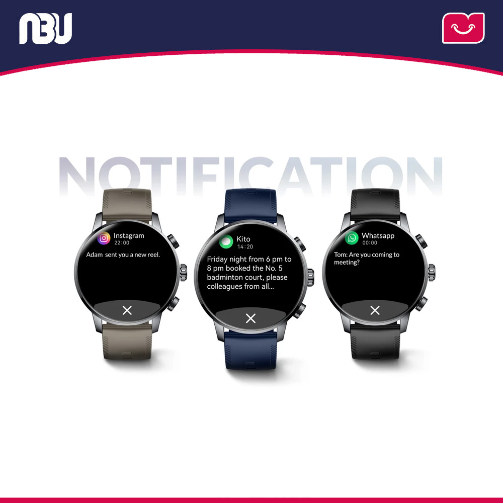 ساعت هوشمند 46 میلی متری گلوریمی مدل Loop 