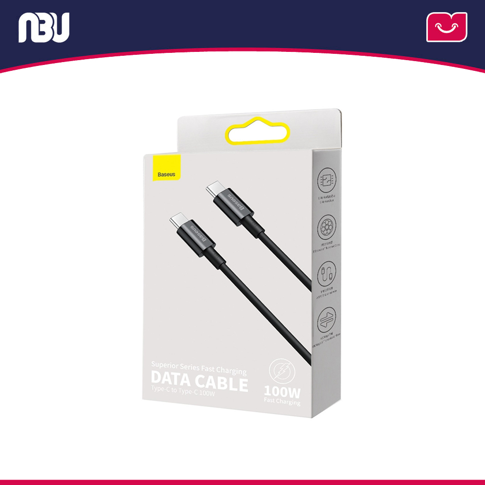 کابل  تایپ سی به تایپ سی طول 1 متر بیسوس مدل Superior کدCATYS-B01 شناسه 208438