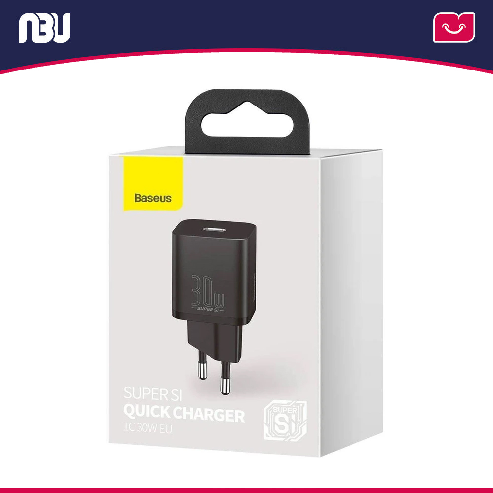 شارژر دیواری 30 وات بیسوس مدل Super Si کدCCSUP-J01 شناسه 205062