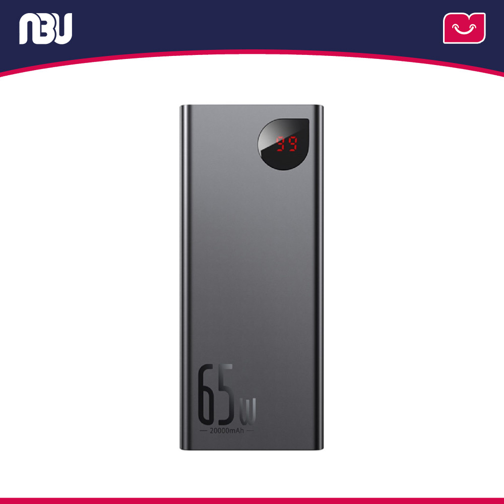 پاوربانک 20000 میلی آمپر 65 وات بیسوس  Adaman Metal Digital Display Quick Charge