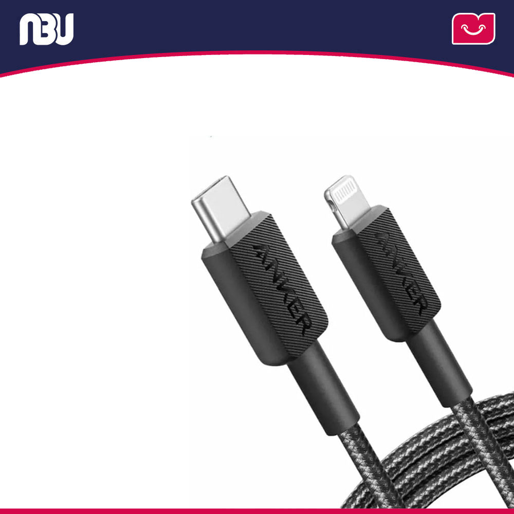 کابل شارژ تایپ سی به لایتنینگ طول 0.9 متر انکر مدل A81B5
