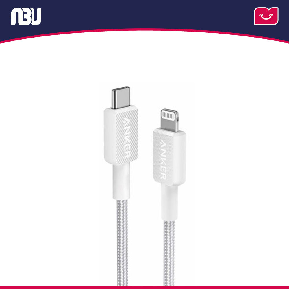 کابل شارژ تایپ سی به لایتنینگ طول 0.9 متر انکر مدل A81B5