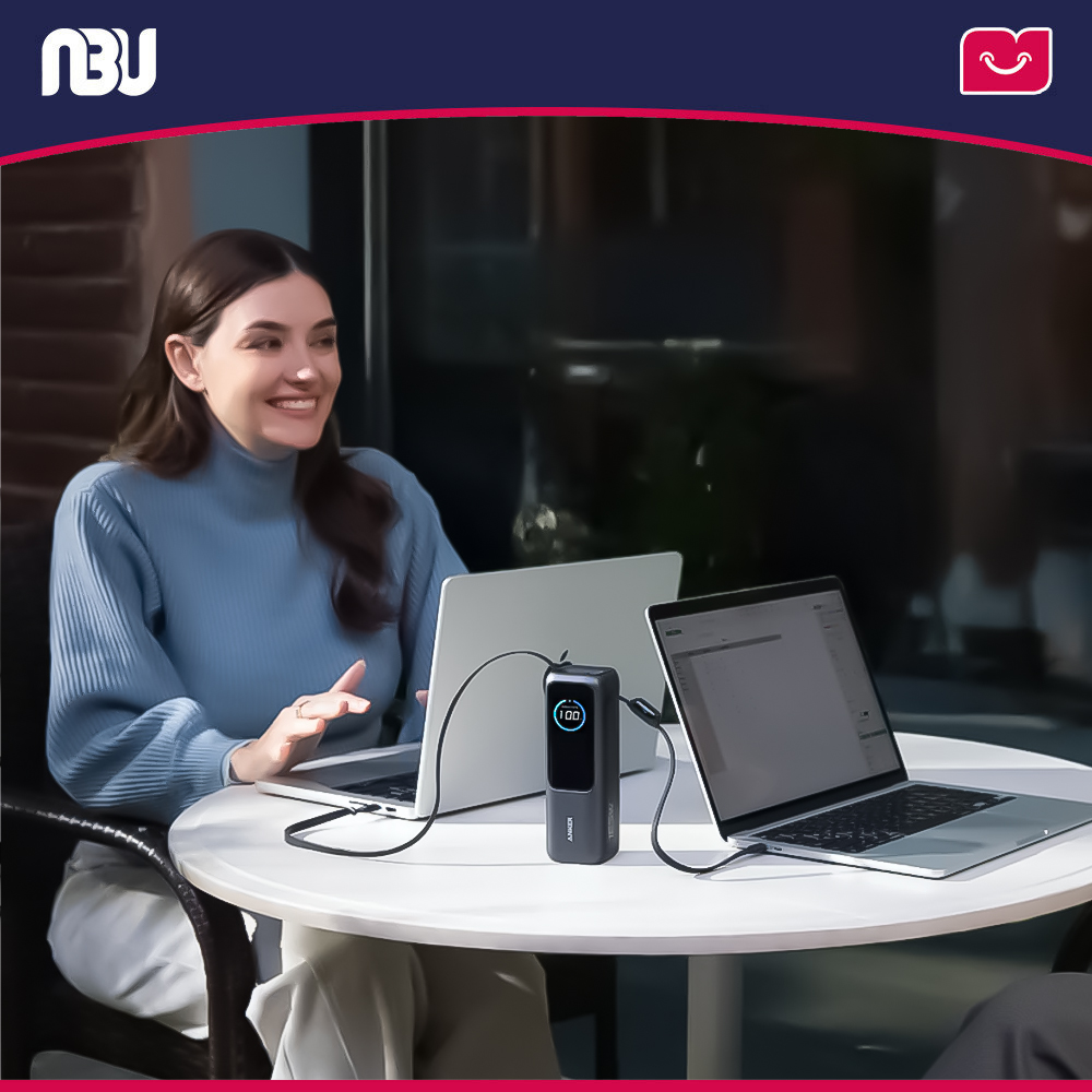 پاوربانک 165 وات انکر ظرفیت 25000 میلی آمپر مدل A1695h11