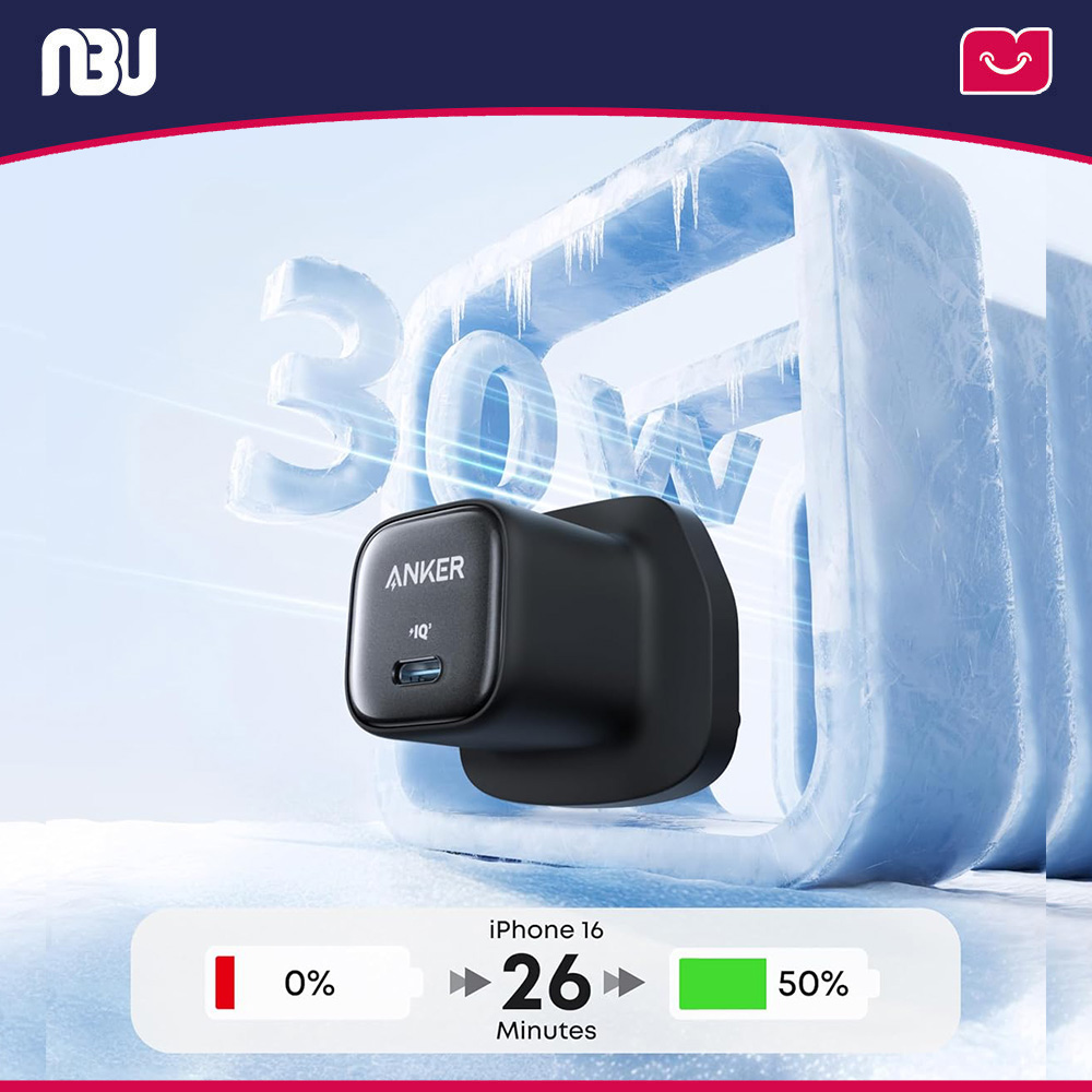 شارژر دیواری 30 وات (به همراه کابل) انکر مدل Zolo کد B2698