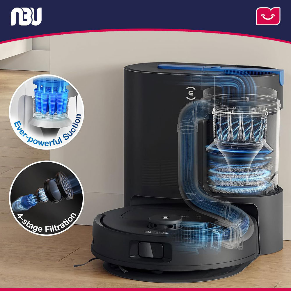 جارو رباتیک هوشمند اکووکس مدل DEEBOT N20e Plus