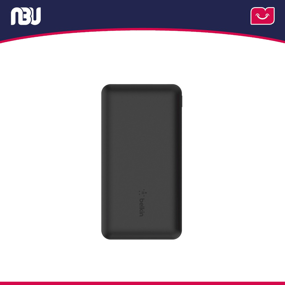 پاور بانک  10000 میلی آمپر 3 پورت به همراه کابل USB-A به USB-C بلکین مدل BPB011bt(boost charge)