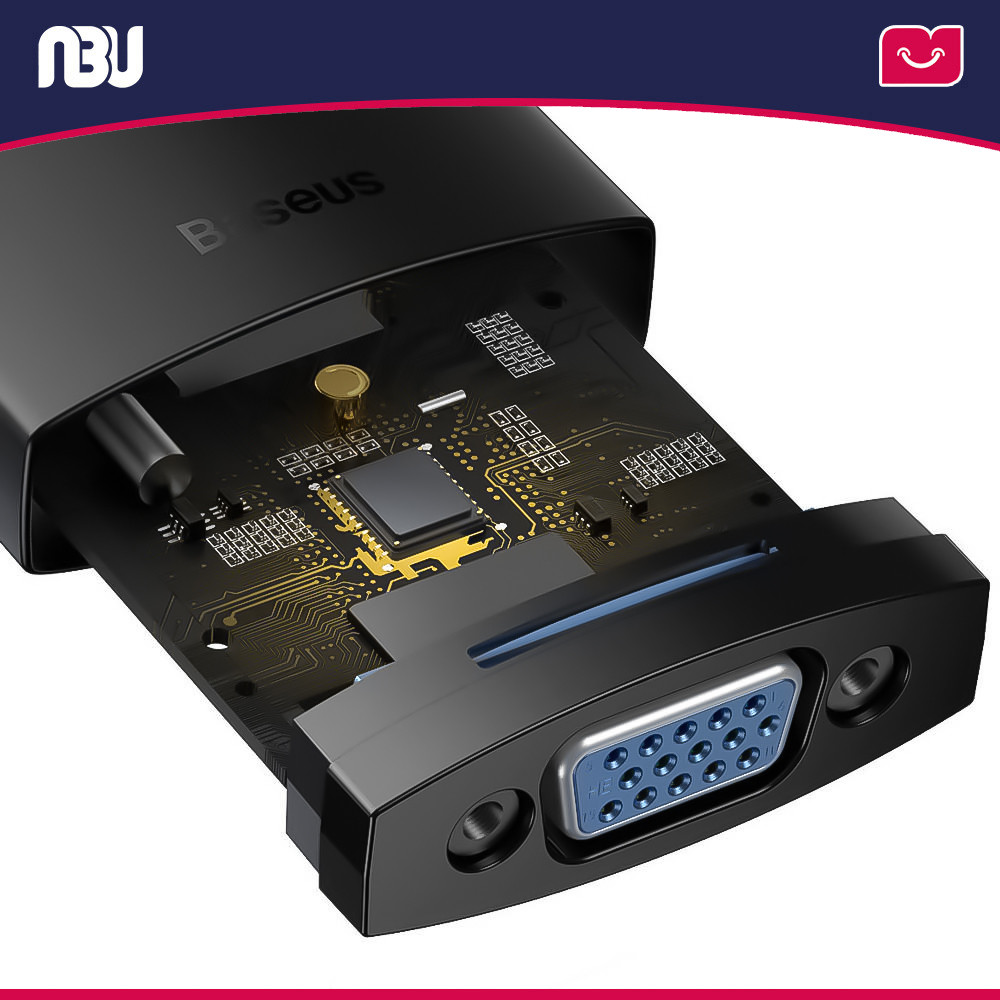 مبدل HDMI به VGA باسئوس مدل WKQX010003