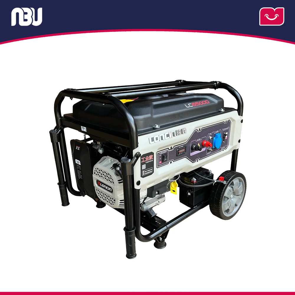 موتور برق بنزینی تک فاز 5.5 کیلووات لانسین مدل LC6500D-S WHITE