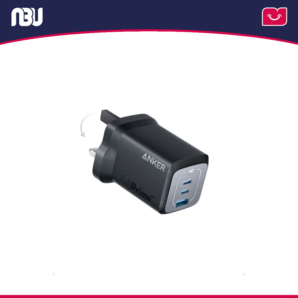 شارژر دیواری  سه پورت  65 وات انکر سه پین مدل A2667k14