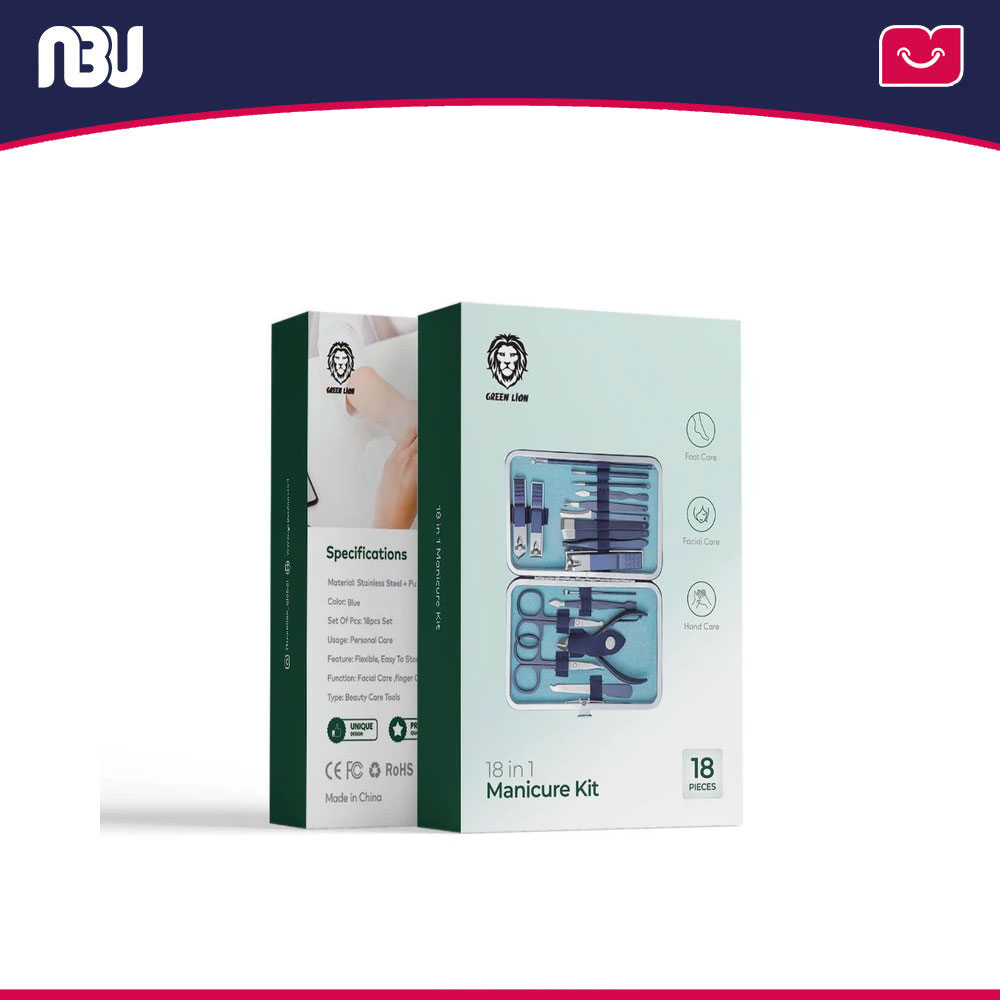 ست مانیکور و پدیکور گرین لاین مدل GNMTRVL18