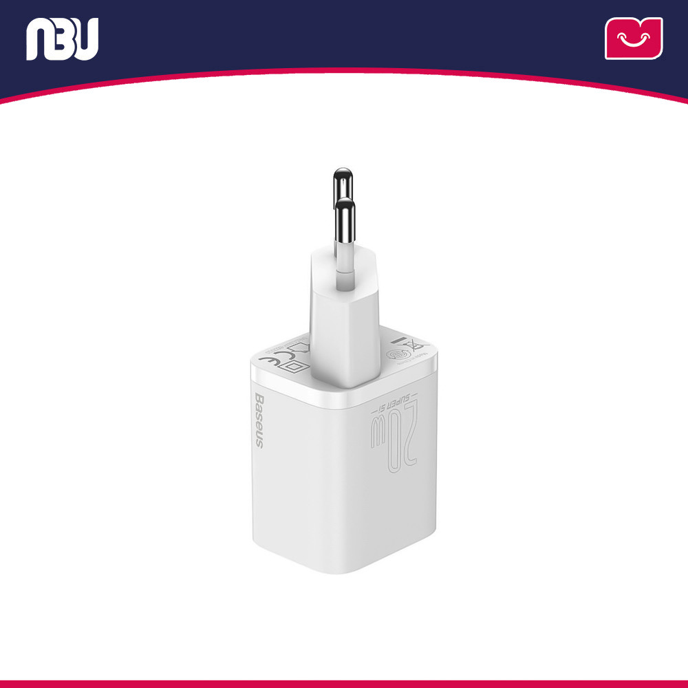 شارژر دیواری 20 وات بیسوس مدل Super Si Quick ChargerکدCCSUP-B02 شناسه230002