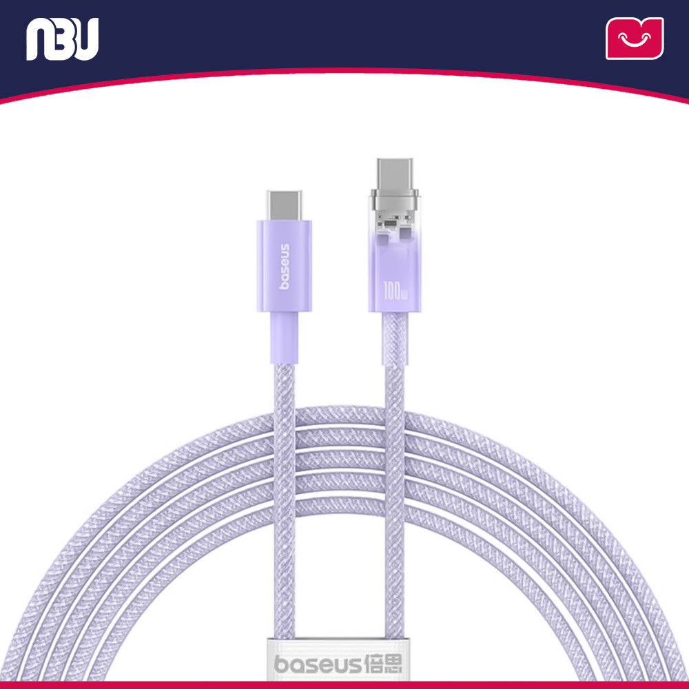 کابل تبدیل USB-C به USB-C بیسوس به طول 2 متر مدلExplorer Series  کدP10319703511-01 شناسه 642853 