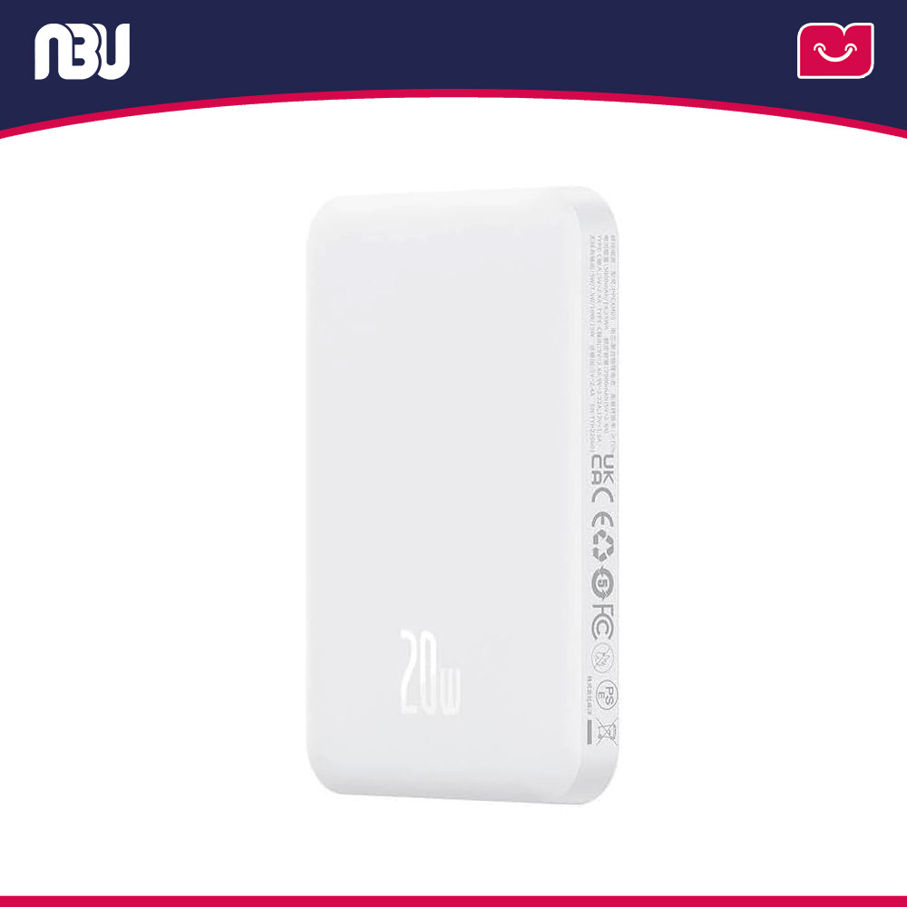پاوربانک 5000 میلی آمپر 20 وات بیسوس Magnetic Mini کد P10022107223-00 شناسه636210