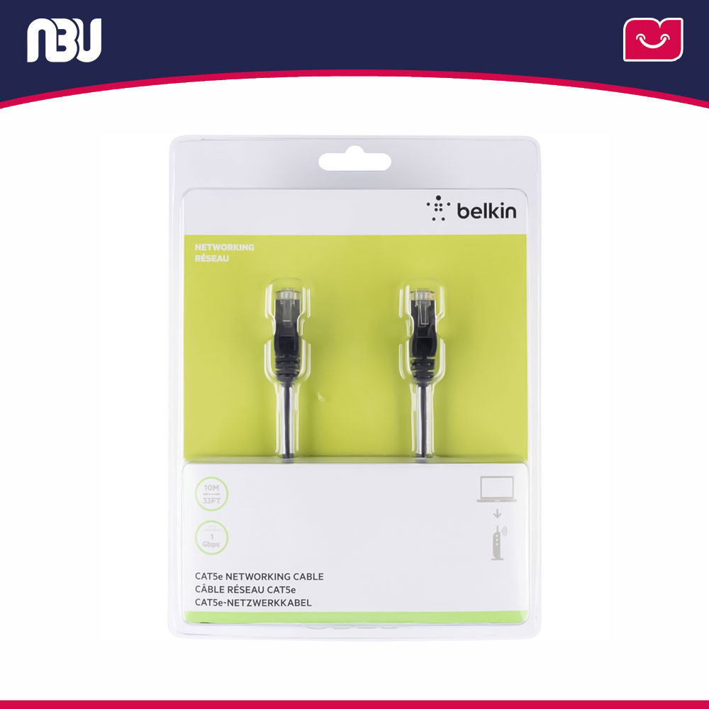 کابل شبکه بلکین مدل Cat6 A3L981bt02MBKHS طول 2 متر