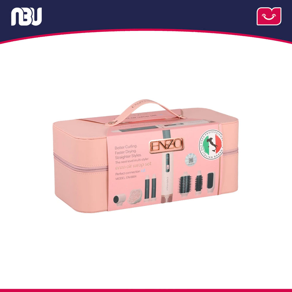 ست حالت‌دهنده مو نمایشگر دیجیتال دما (7 کاره ) انزو مدلEN-6604