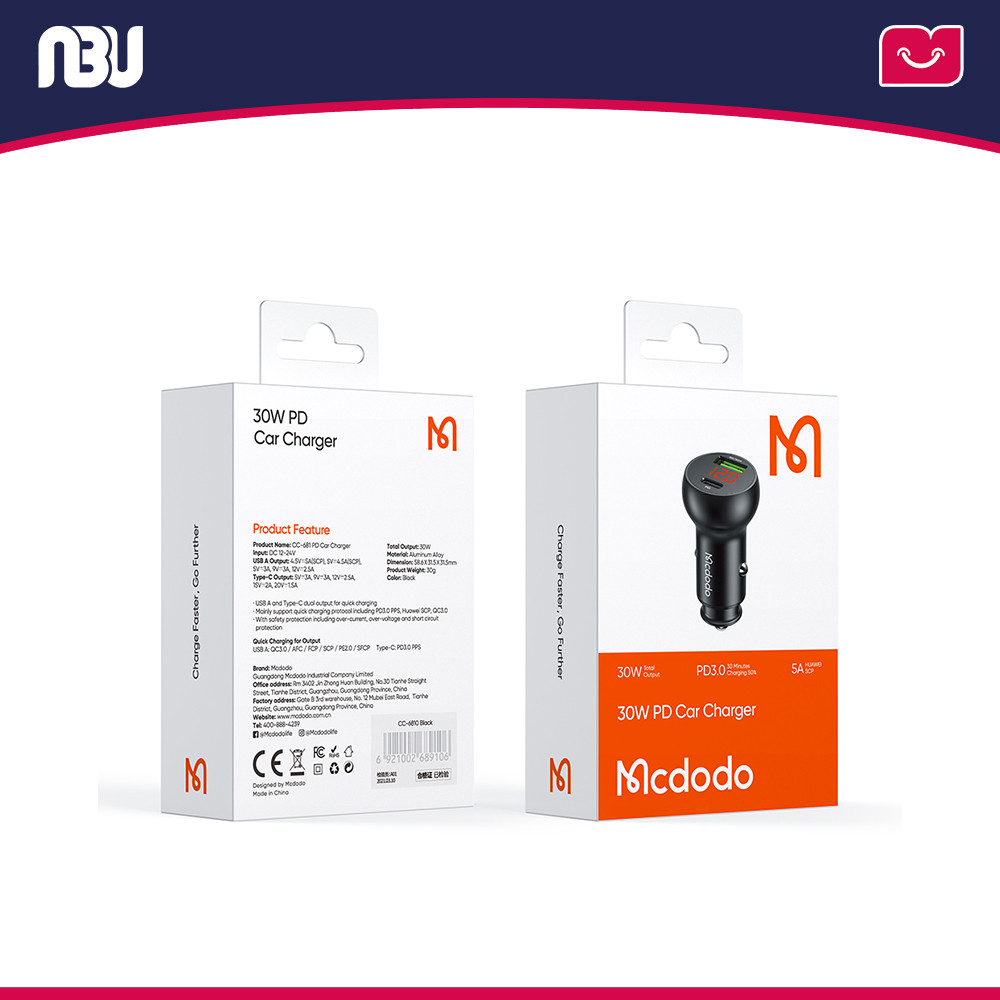 شارژر فندکی مک دودو مدل CC-6810
