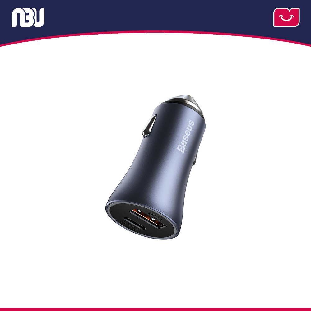 شارژر فندکی شارژ سریع 40 وات بیسوس مدل Golden Contactor Pro کد CCJD-0G شناسه201934
