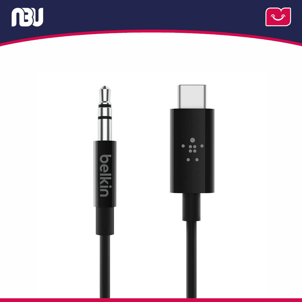 کابل تبدیل USB-C به AUX بلکین مدل F7U079bt03