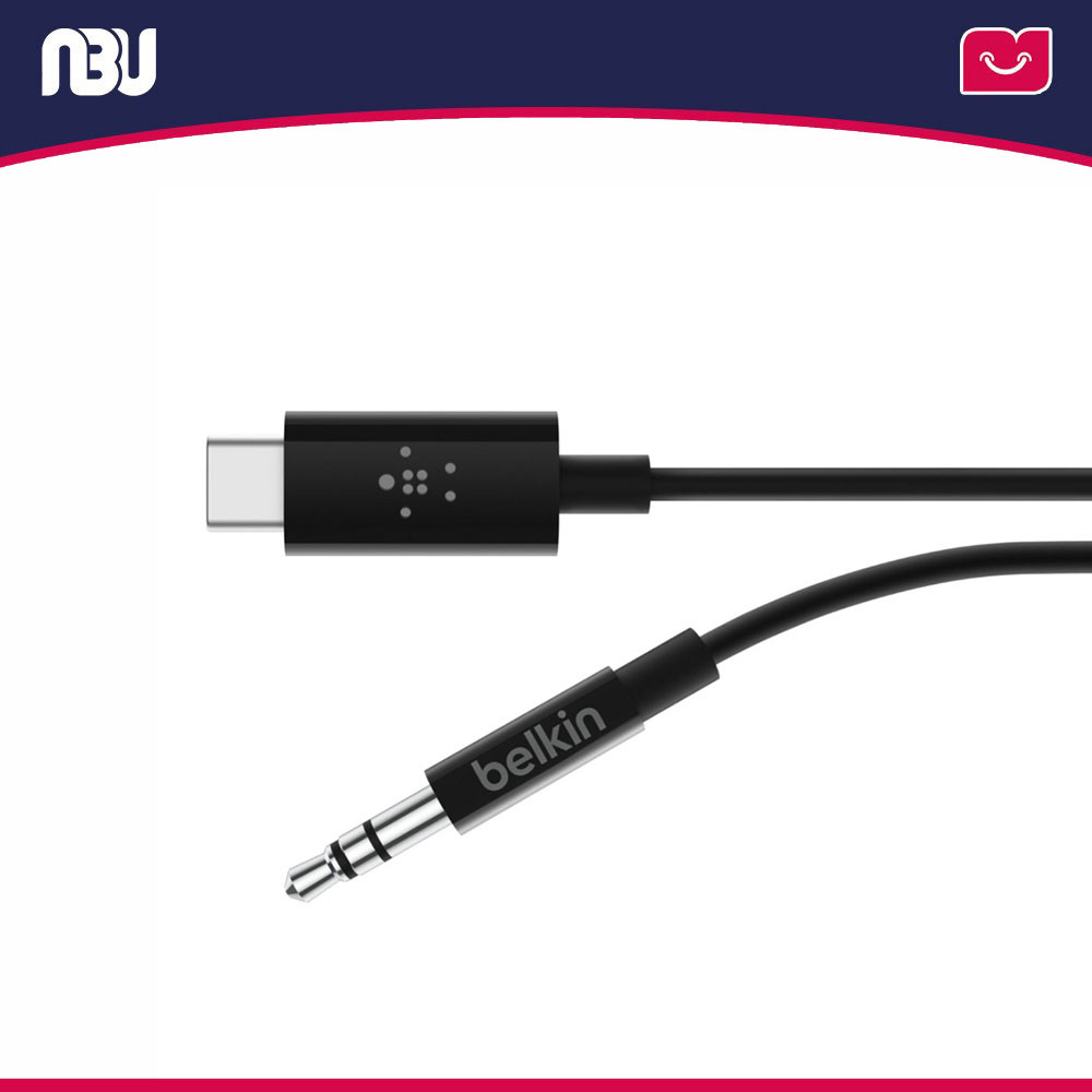 کابل تبدیل USB-C به AUX بلکین مدل F7U079bt03