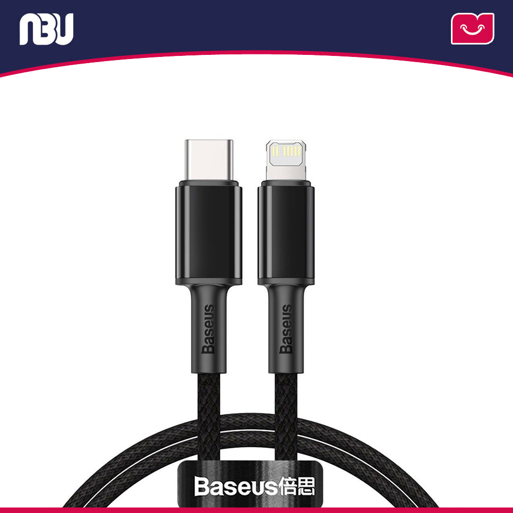 کابل تبدیل USB-C به لایتنینگ طول 1 متر 20W بیسوس مدل High Density Braided کد CATLGD 01 شناسه231917