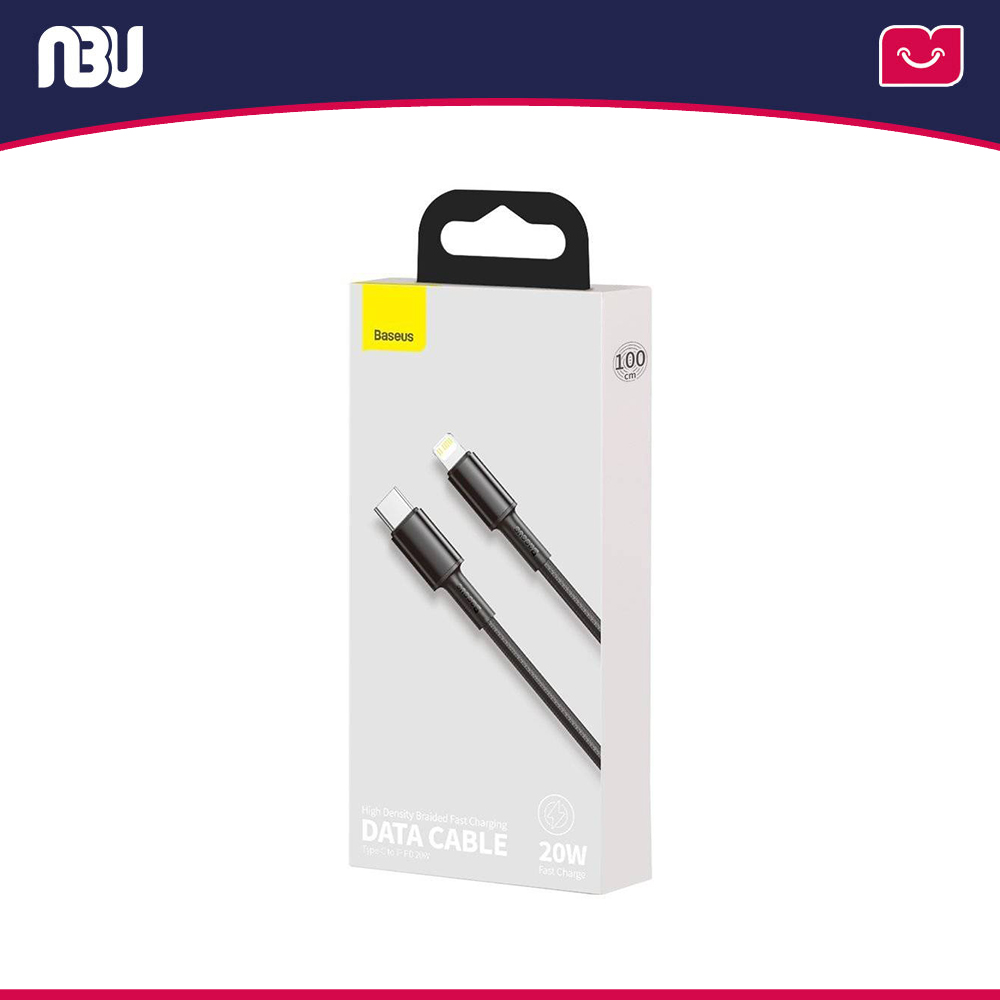 کابل تبدیل USB-C به لایتنینگ طول 1 متر 20W بیسوس مدل High Density Braided کد CATLGD 01 شناسه231917